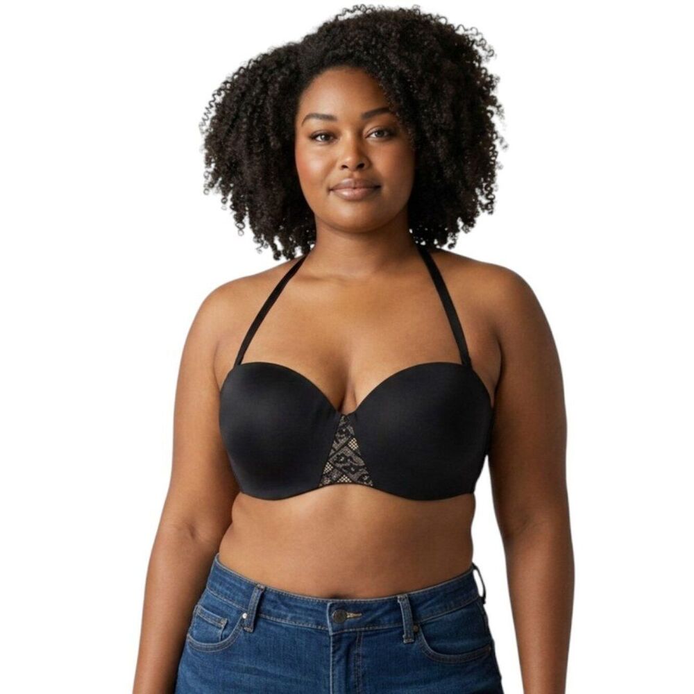 Victoria's Secret Body by Victoria Multi-Way Convertible Push Up Bra Black 32DDD
